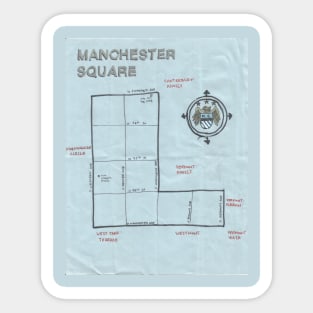 Manchester Square Sticker